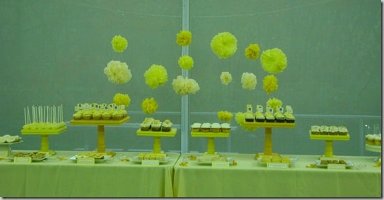 Yellow Dessert Table