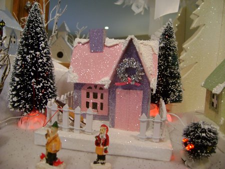 how to make your own Christmas village