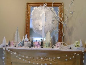 Christmas Glitter Houses Christmas Glitter Houses