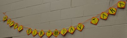 Construction Birthday Party birthday banner