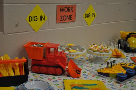 Construction Birthday Party themed food