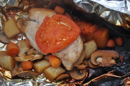 camping tinfoil dinners