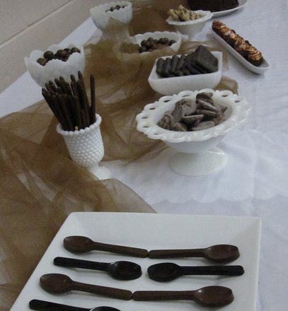 chocolate dessert buffet