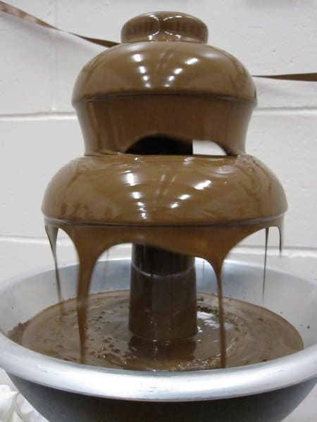 chocolate fountain