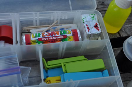 what to put in a camping kitchen box