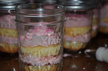 cupcake in a jar
