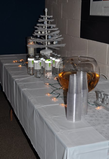Women's Ministry Christmas drinks table