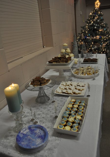 Christmas Women's Ministry dessert table