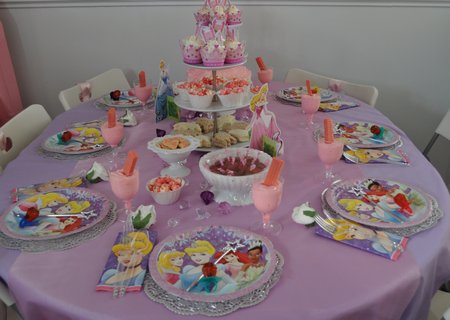 Princess Party table