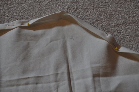 DIY tea towel apron