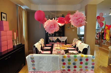 cupcake themed party decorations