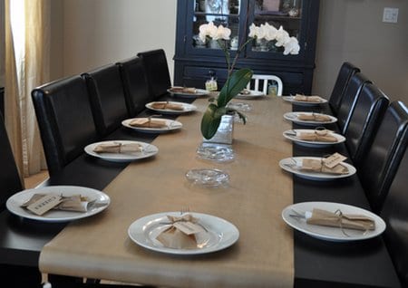 beer tasting party tablescape