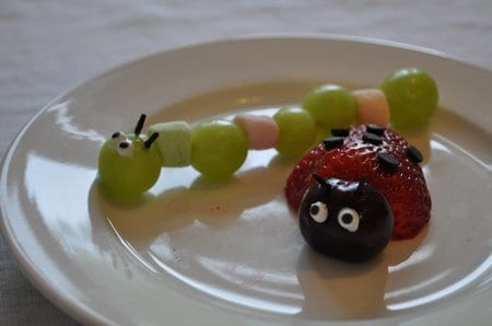 bug themed party food