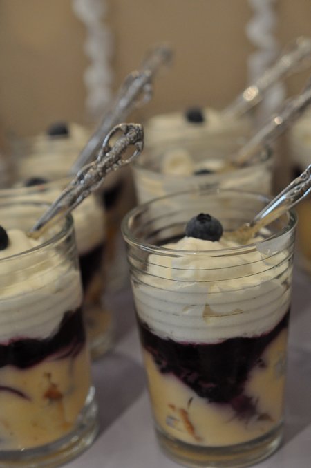 blueberry trifles