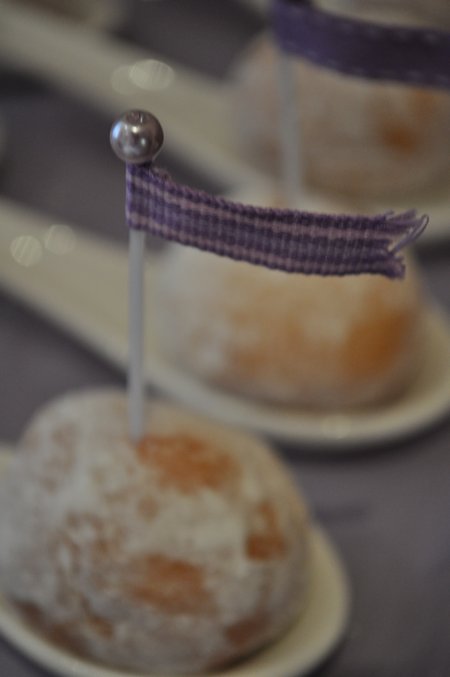 purple party decorations cupcake picks