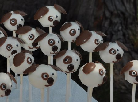how to make puppy dog cake pops