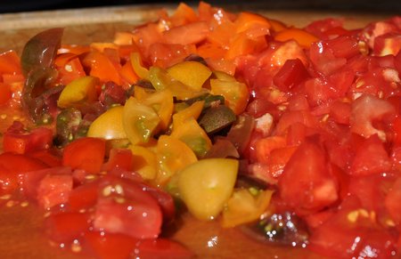 tomato basil bruschetta