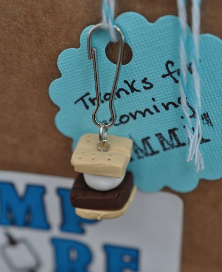 polymer clay s'more charm