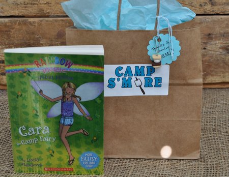 camping birthday party loot bags