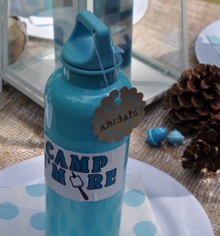 Camping Party Free Printables camp s'more