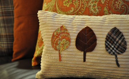 DIY fall pillow