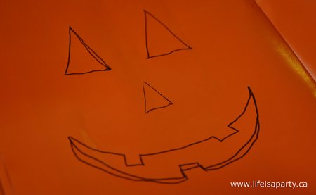 halloween paper bag luminaries