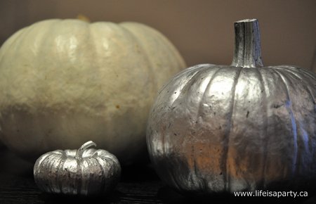 silver pumpkins