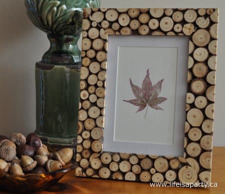 how to make a hammered leaf print