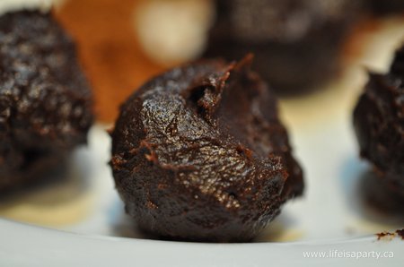 pumpkin chocolate truffles