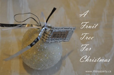Christmas Hostess Gift:  givie a thoughtful and world changing gift this year with a donation to charity and DIY keepsake ornament.