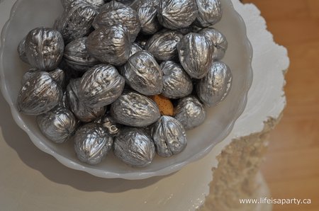 silver walnuts