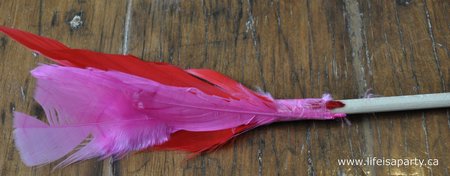 how to make a Cupids Arrow craft