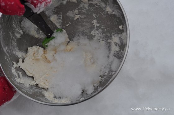 Snow Ice Cream recipe