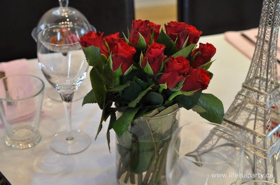 Valentine's Day French Themed Dinner Party