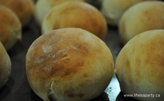 homemade potato buns