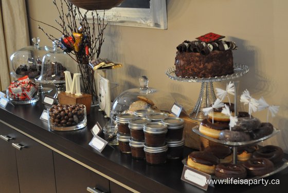 Chocolate Dessert Table