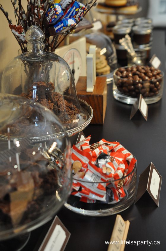 Chocolate Dessert Table