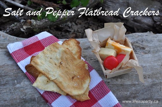 Flatbread Crackers: These homemade flatbread crackers are easy to make, and so much better than store bought. Guests will be so impressed.
