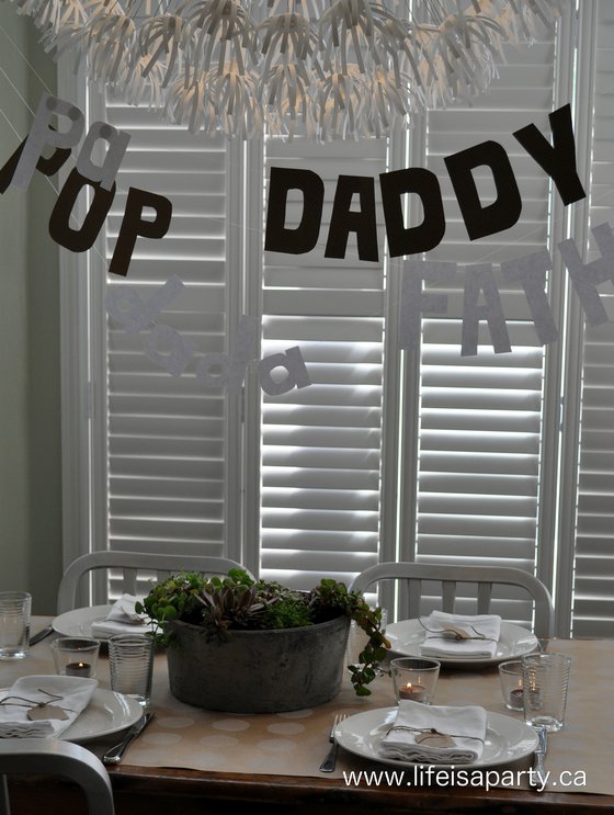 father's day party decorations