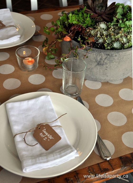 father's day party tablescape