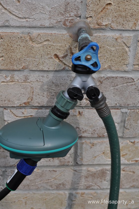 y shut off valve for a garden hose