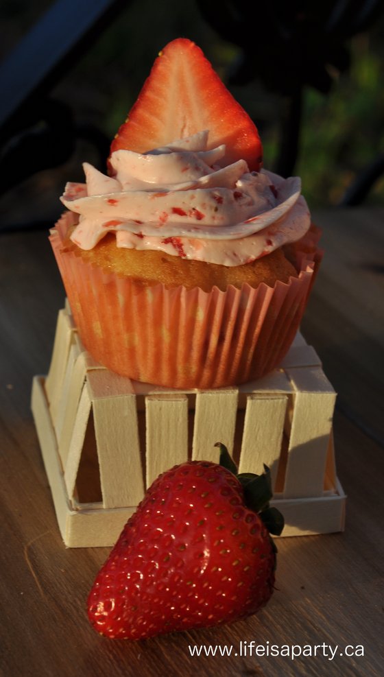 strawberry cupcakes recipe