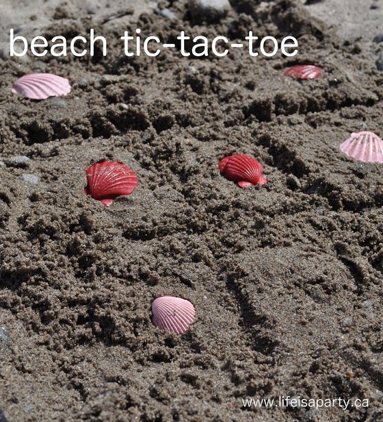 beach tic tac toe