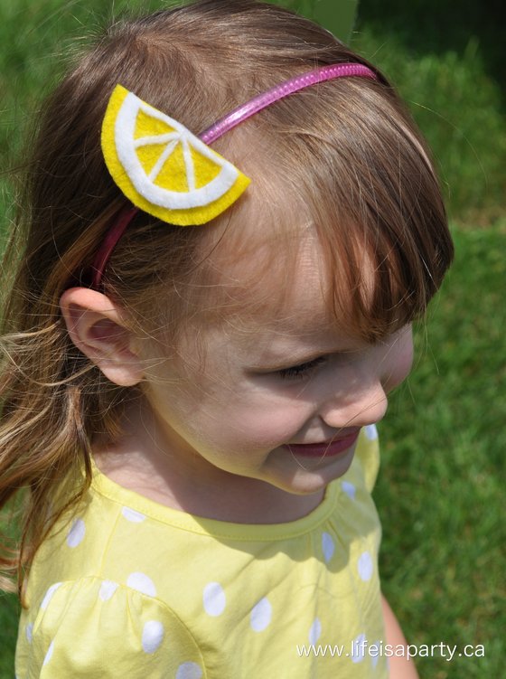 easy lemonade diy headband