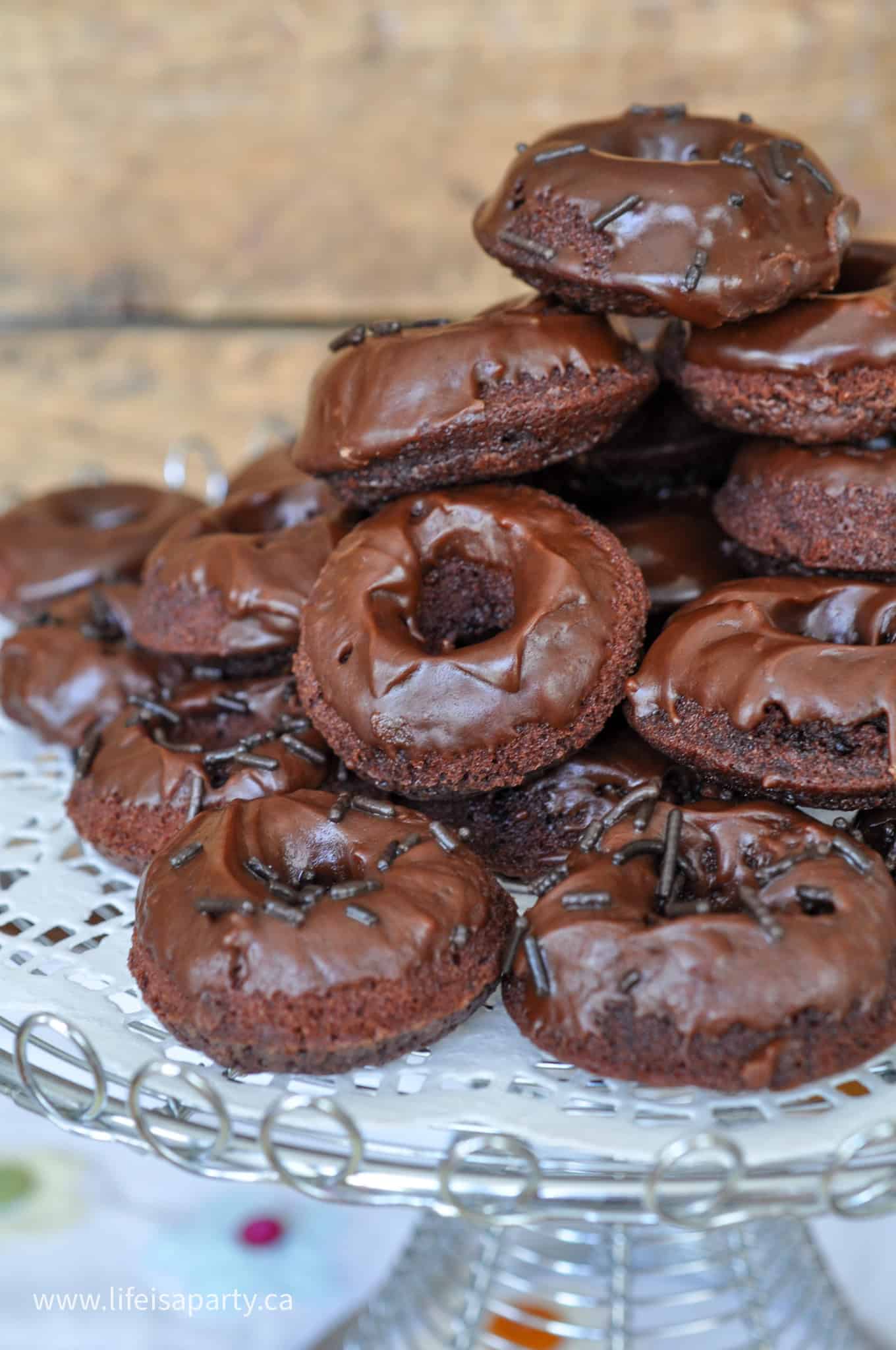 how to make Mini Brownie mix Donuts