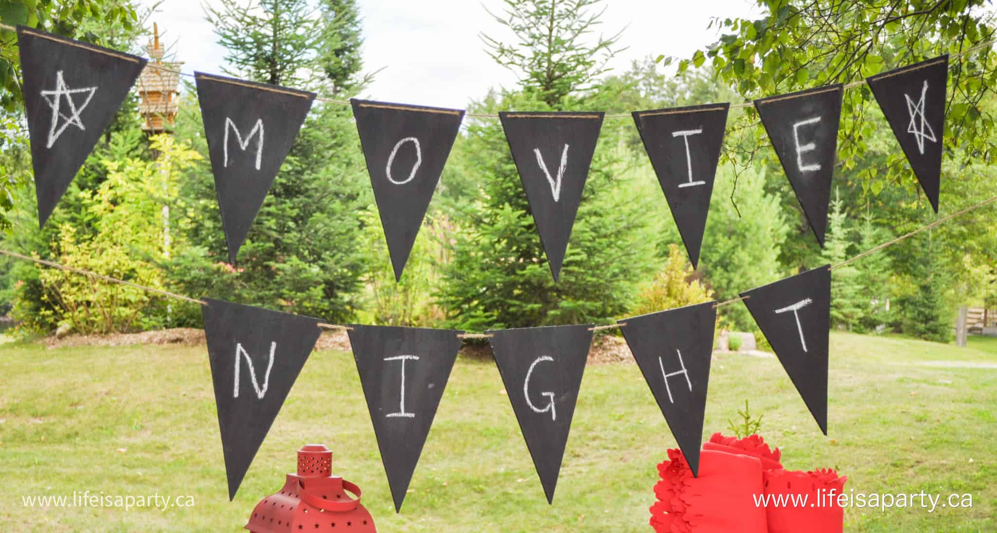 doy chalkboard bunting