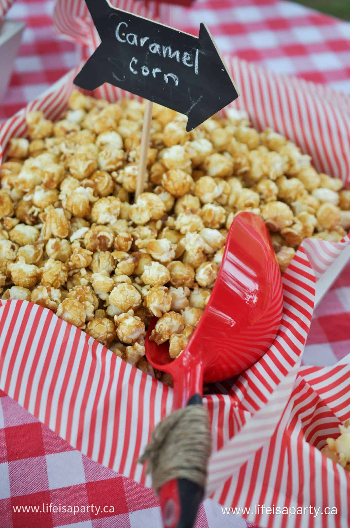 movie night popcorn bar