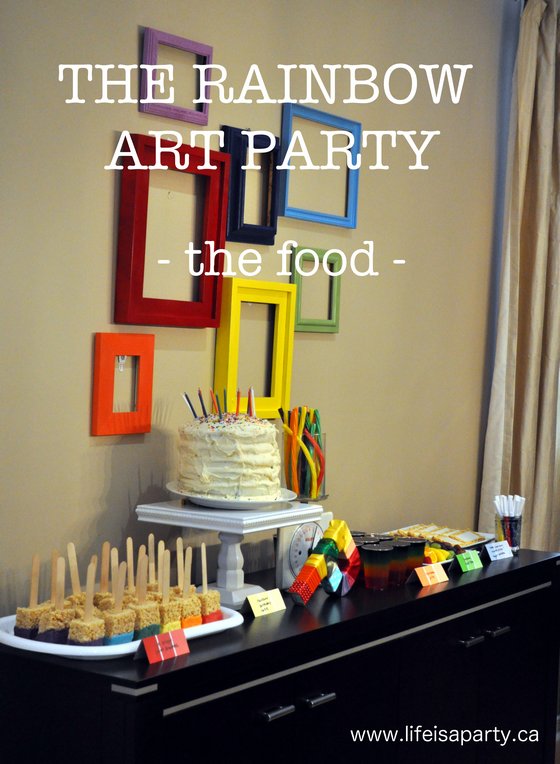 art party food