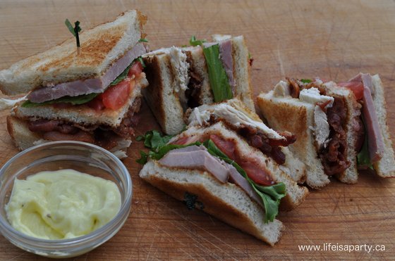 how to make a club sandwich