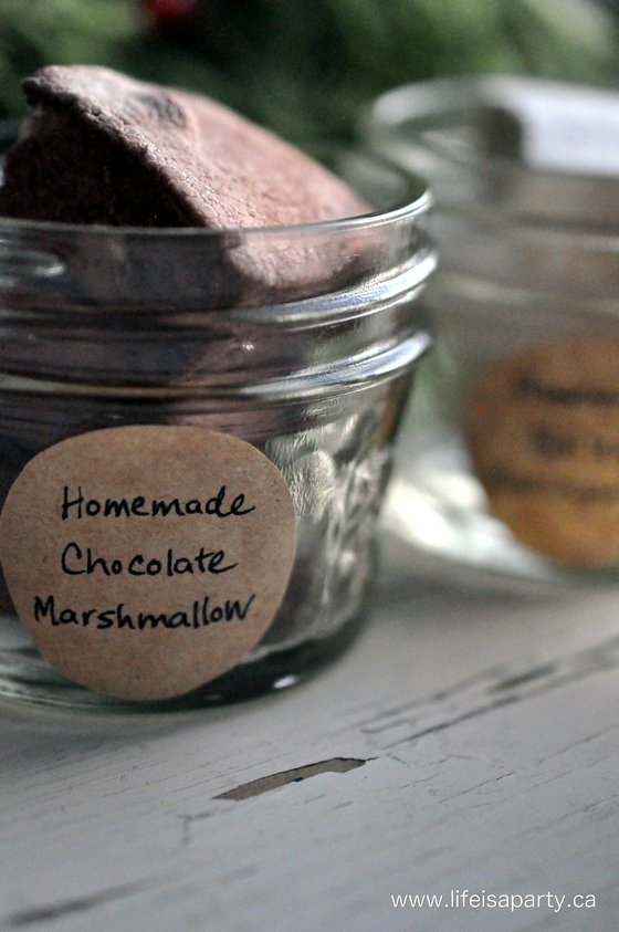 Homemade chocolate Flavoured Marshmallows 